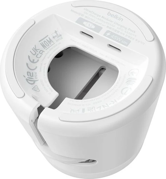 Belkin UltraCharge Modulare Ladestation Qi2 25W weiß