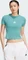 adidas Essentials 3-Streifen Slim Baby T-Shirt kurzarm powder teal/white (Damen) Vorschaubild