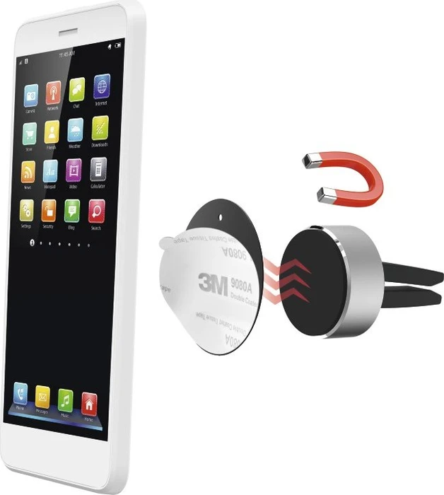 Hama Universal-Smartphone-Halter Magnet Alu schwarz