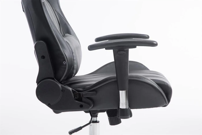 CLP Racing Limit V2 Kunstleder Gamingstuhl, schwarz/grau