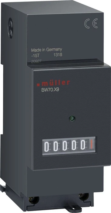 Hugo Müller Betriebsstundenzähler BW 70.29 230 V 50-60 Hz