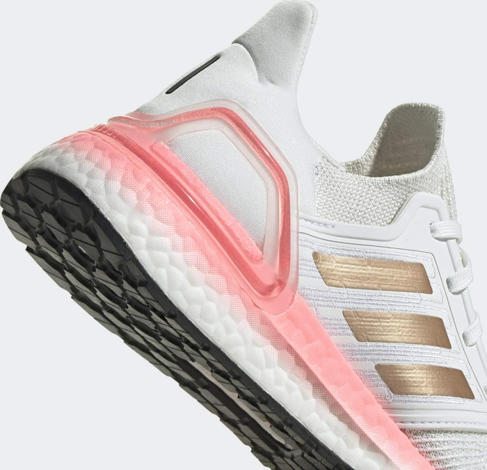 adidas Ultraboost 20 crystal white/copper metallic/light flash red (Damen)
