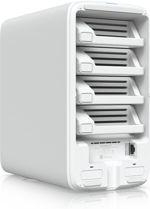 Ubiquiti UNAS 4 weiß, 4GB RAM, 1x RJ-45 2.5GBase-T, 1x USB-C 3.0