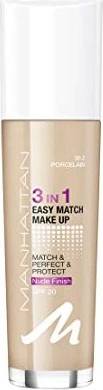 Manhattan 3in1 Easy Match Make-up 30.2 porcelain, 30ml