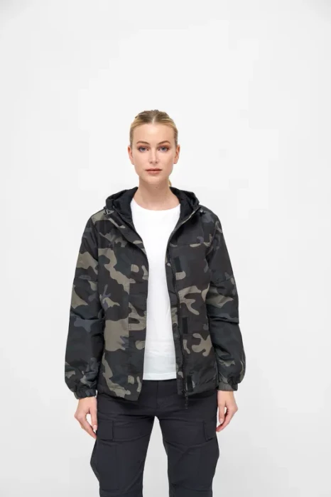 Brandit Windbreaker Summer Frontzip Jacke darkcamo (Damen)