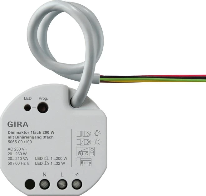 Gira KNX Dimmaktor 3-fach, UP, Dimmaktor