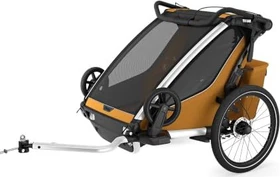 Thule Chariot Sport 2 double Fahrradanhänger natural gold