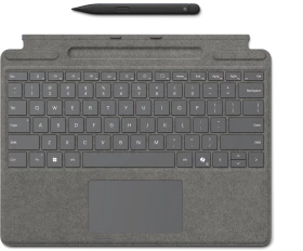Microsoft Surface Pro Signature Keyboard Slim Pen 2 Bundle mit Copilot-Taste, Platin, DE, Business
