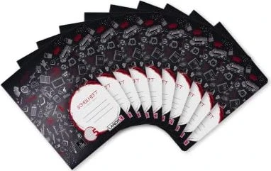 Landré Schulheft, A5, Lineatur 5, 16 Blatt, 10er-Pack