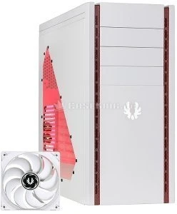 BitFenix Shinobi USB 3.0 weiß/rot, Acrylfenster