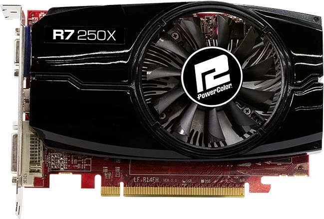 PowerColor Radeon R7 250X, 2GB GDDR5, VGA, DVI, HDMI