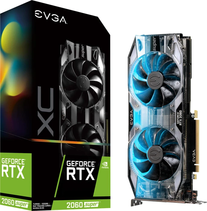 EVGA GeForce RTX 2060 SUPER XC Gaming, 8GB GDDR6, HDMI, USB-C, 3x DP