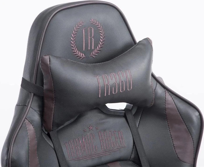 CLP Racing Limit Kunstleder Gamingstuhl, schwarz/braun