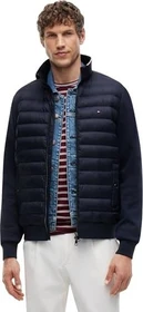 Tommy Hilfiger Strukturmix mit Reißverschluss Funktionsjacke navy blue (Herren)