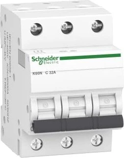 Schneider Electric Leitungsschutzschalter K60N 3P, 32A, C Charakteristik, 6kA