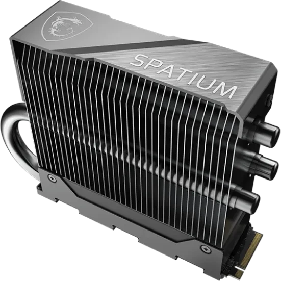 MSI Spatium M580 FROZR 1TB, M.2 2280 / M-Key / PCIe 5.0 x4, Kühlkörper