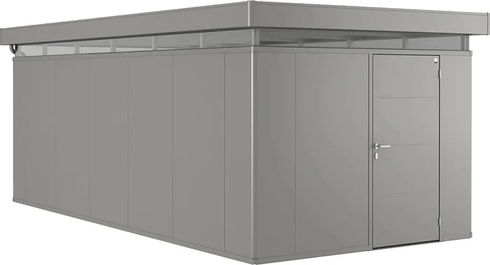 Biohort CasaNova 3x6 Gerätehaus Türanschlag rechts quarzgrau-metallic