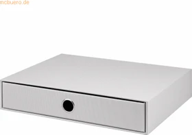 Rössler 1er Schubladenbox, 1 Schublade, A4, stone grey