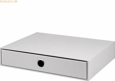 Rössler 1er Schubladenbox, 1 Schublade, A4, stone grey