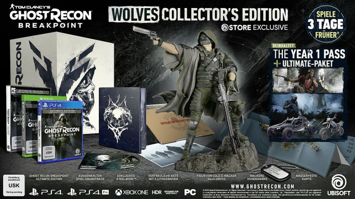Tom Clancy's Ghost Recon: Breakpoint - Wolves Collector's Edition (PS4)
