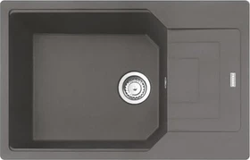 Franke Urban UBG 611-78 XL Einbau Becken reversibel mit Ablauffernbedienung steingrau