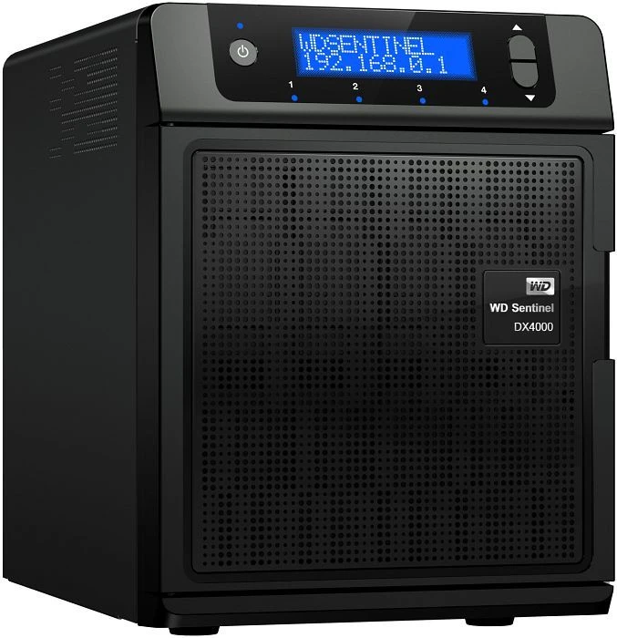 Western Digital Sentinel DX4000 4TB, 2GB RAM, 2x RJ-45 1000Base-T, 2x USB-A 3.0