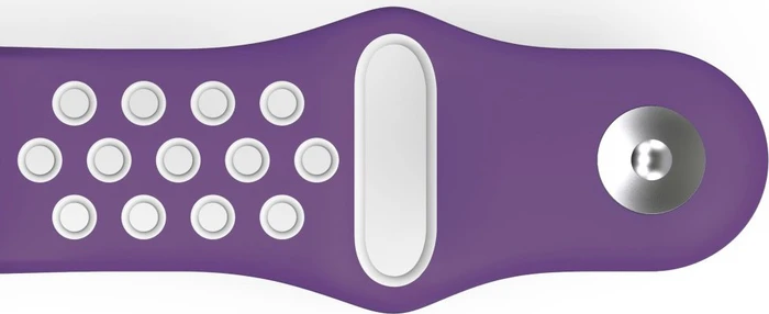 Hama Ersatzarmband Sport für Fitbit Charge 3/4 grau/violett