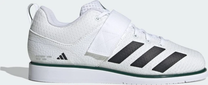 adidas Powerlift 5 cloud white/core black/collegiate green