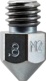 Micro-Swiss M2 MK8 Hardened High Speed Steel Druckdüse, 0.8mm
