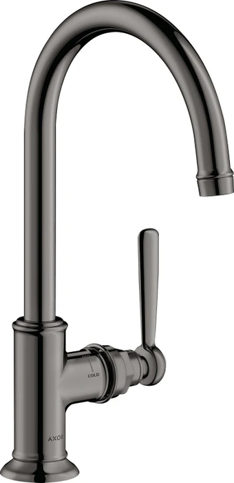 Hansgrohe Axor Montreux Einhebel-Waschbeckenarmatur 210 mit Hebelgriff polished black chrome
