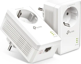 TP-Link Powerline AV1000 Passthrough Starter Kit, HomePlug AV2, RJ-45, 2er-Pack (TL-PA7019P-KIT)