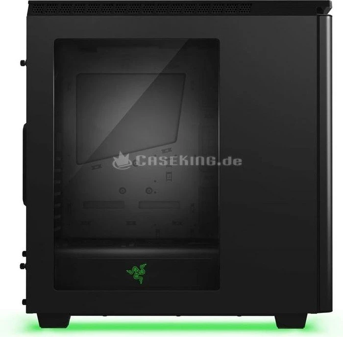 NZXT H440 Special Edition schwarz/grün, Acrylfenster, schallgedämmt