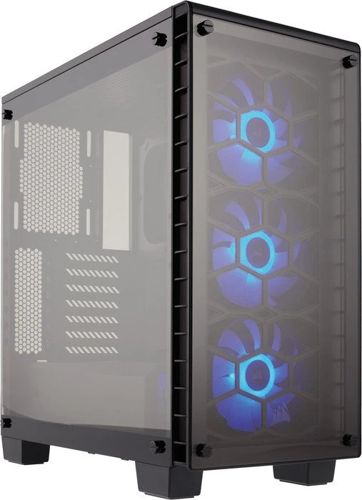 Corsair Crystal Series 460X RGB schwarz, Glasfenster