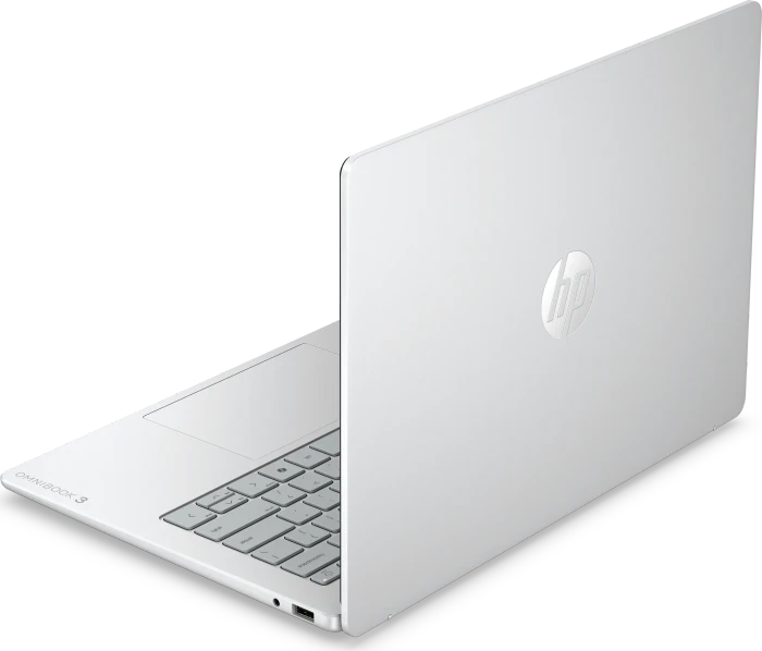 HP OmniBook 3 14-hy0130ng, silber, Ryzen 3 7320U, 8GB RAM, 512GB SSD, DE