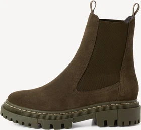 Tamaris Leder Chelsea Boot olive (Damen)