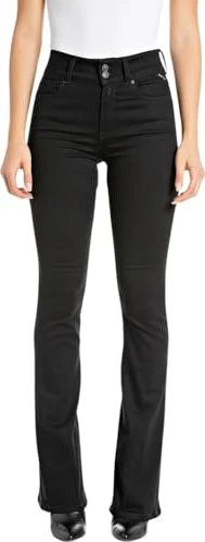 Replay New Luz Bootcut Fit Jeans schwarz (Damen)