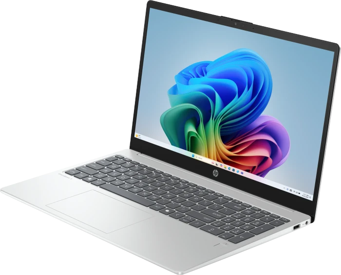 HP OmniBook 3 15-fn0452ng, Glacier Silver, Ryzen AI 5 330, 16GB RAM, 512GB SSD, DE