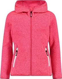 CMP Knit-Tech Meliert Fleece Jacke erdbeer (Junior)