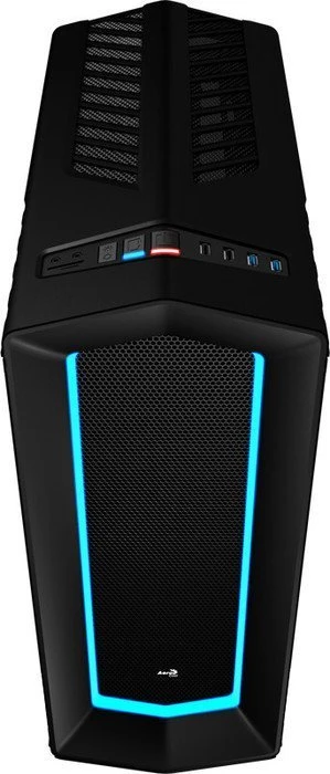 AeroCool Project7 P7-C1 Tempered Glass Edition schwarz, Glasfenster