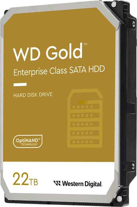 Western Digital WD Gold 22TB, 24/7, 512e / 3.5" / SATA 6Gb/s