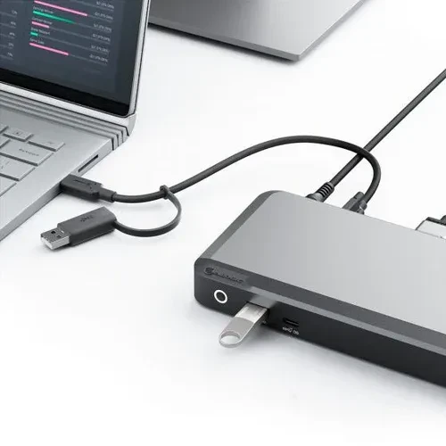 Alogic DX2 Dual 4K Display Universal Docking Station - with 100W Power Delivery, USB-C 3.1 [Buchse]