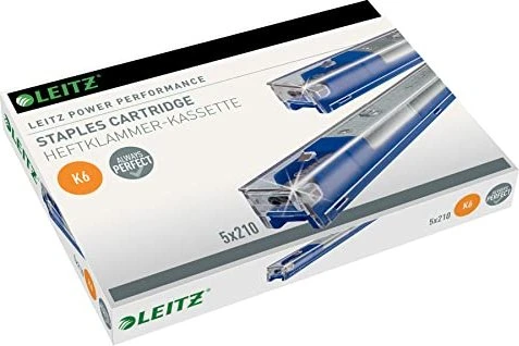 Leitz Power Performance K6 Heftklammern, 26/6, 5x 210 Stück