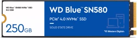 Western Digital WD Blue SN580 NVMe SSD 250GB, M.2 2280 / M-Key / PCIe 4.0 x4