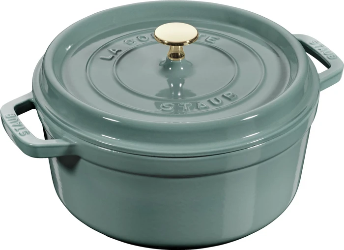 Zwilling Staub Cocotte Schmortopf rund 20cm 2.2l eukalyptus