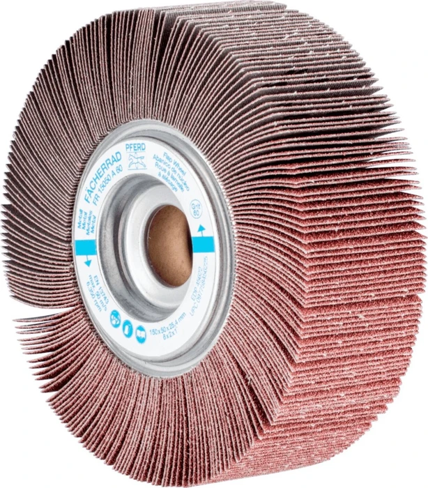 Pferd FR 15050/25.4 A 60 Lamellenschleifwalze K60, 150x50mm, 2 Stück