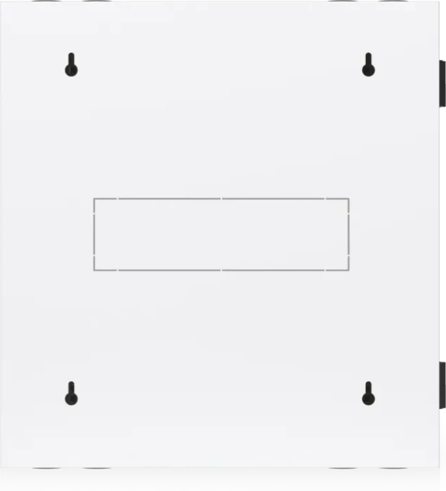 Ubiquiti 12U Rack Cabinet, 19" Wandgehäuse 12HE, Glastür, weiß, 703mm tief