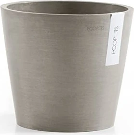 Ecopots Kunststoff-Topf Amsterdam 20cm taupe