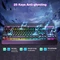 TeckNet RGB Gaming Keyboard, schwarz, LEDs RGB, USB, US Vorschaubild