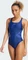 adidas Logo C-Back Badeanzug dark blue/semi lucid blue (Damen) Vorschaubild
