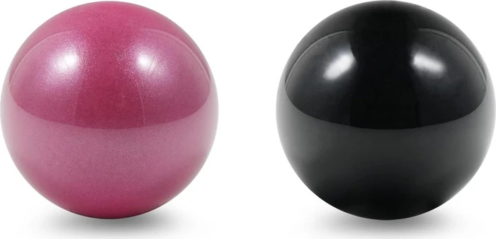 Perixx PERIPRO-303X2D 34mm für Perimice und Logitech M570, Ersatz-Trackball, 1x rosa, 1x schwarz, 2er-Set